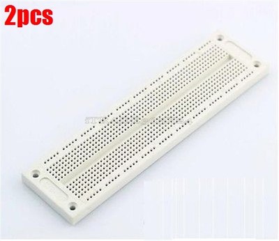 2Pcs SYB-120 Pcb Bread Board 700 Point Solderless Test Develop 60X12 Ic New ph