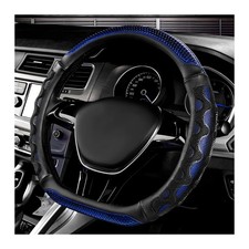 15-Inch Anti-Slip Steering Wheel Cover with 3D Honeycomb Design for Cars SUVs