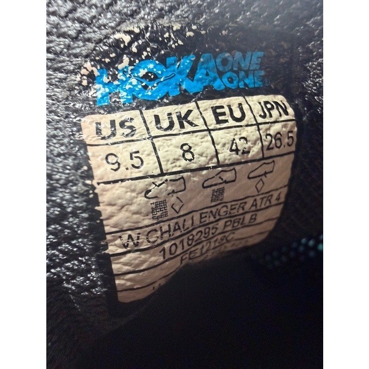 Hoka One One Challenger ATR 4 Womens 9.5 Blue Teal Trail Running Shoes 1018295 image 7