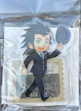 FINAL FANTASY VII FF7 FF × JR TOKAI piccolo supporto acrilico figura Zack Zacks JPN