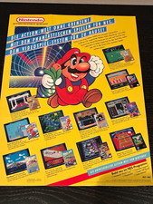 Nintendo Werbe-Poster deutsch Hochformat Game Boy & NES Gaming Motiv