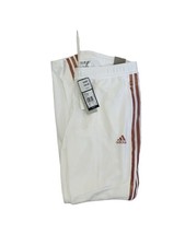 Adidas Tiro 19 Womens Training Pants White Pink Stripe Joggers S NWT