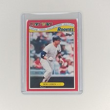 1990 Topps Toys R Us Rookies - Bob Geren #11 New York Yankees Baseball Card MLB
