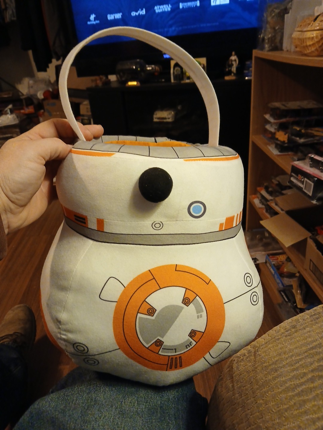 Halloween Treat Bucket Easter Basket Star Wars BB-8 Jumbo Plush 11.5"