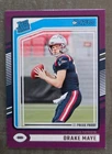 2024 Panini Donruss Rated Rookie Drake Maye #379 Purple Press Proof (RC)
