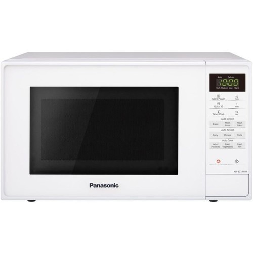 Panasonic NN-E27JWMBPQ 800W Kompakt-Mikrowelle - Weiß Brandneu UVP 120£