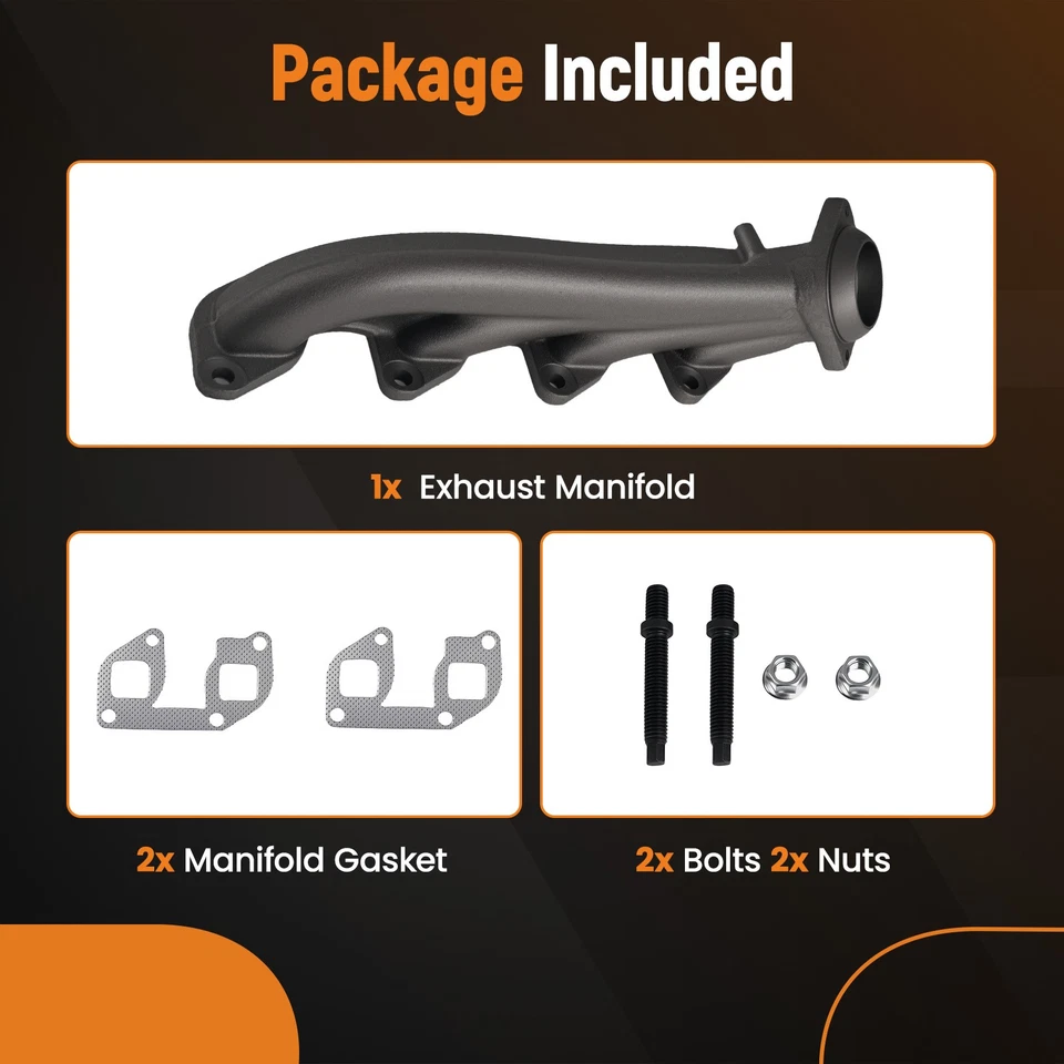 Colector de escape 6,2 L para Ford F-150 F-250 Super Duty 2010-2020 BC3Z9431DA Foto 4 de 4