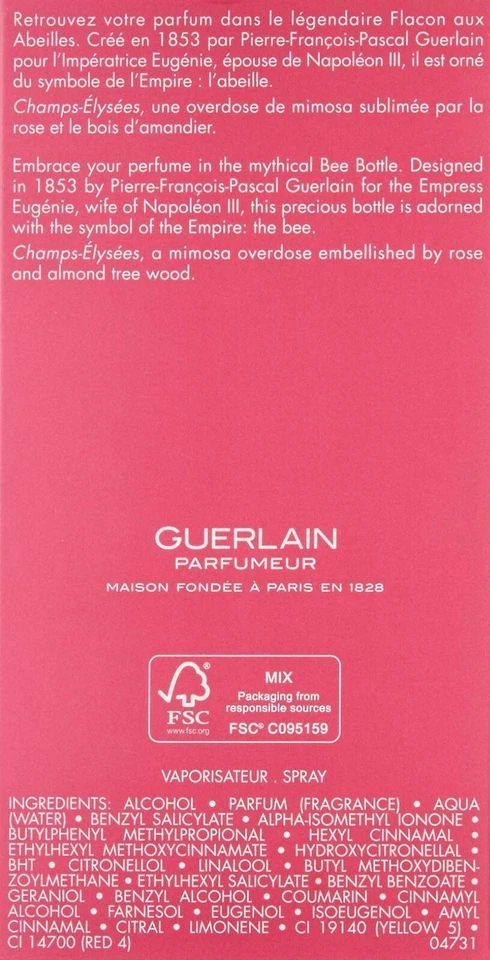 Guerlain Champs Elysees Eau de Parfum, Perfume para Mujer, 2.5 OZ Foto 4 de 4