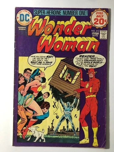 Wonder Woman #213 DC Comics 1974 Bronze Age Vintage Comic