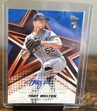 2026 Topps Troy Melton RC Auto Blue /150 BSA-TME Tigers
