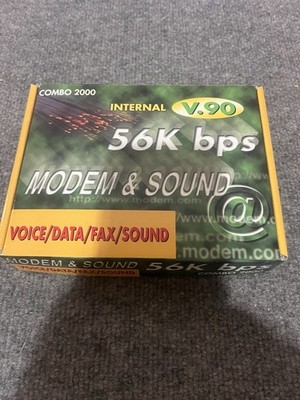 Combo 2000 Internal 56k Bps Modem And Sound New