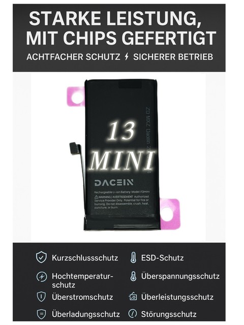 IPhone 13 MINI Ersatzakku ohne Fehlermeldung Diagnose Batterie  Blitzversand