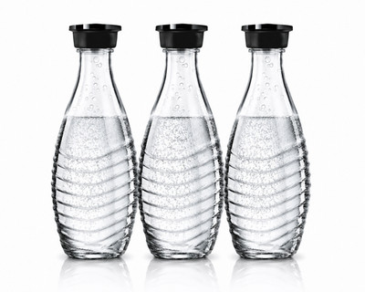 Original SodaStream Crystal Glasflaschen 3x 0,7L Glaskaraffen Ersatzflaschen