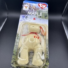 McDonalds 1999 CANADA  Maple the Bear Ty Beanie Baby NEW/SEALED Errors. Rare