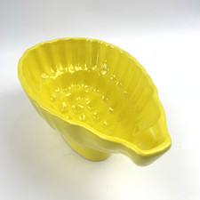 Keramik Puddingform Gelb | Vintage Sturzform Dessert | Retro Küchenform 70er