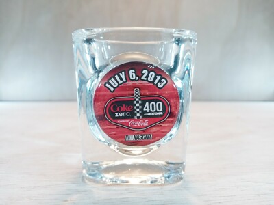 July 6, 2013 Coke Zero 400 Shot Glass NASCAR Souvenir