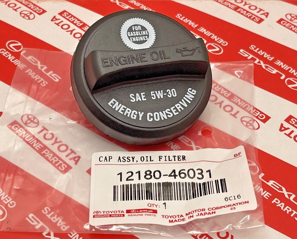 Крышка маслозаливной горловины 1993-2008 Toyota ПОДЛИННАЯ ОРИГИНАЛЬНАЯ ДЕТАЛЬ 12180-46031 - Изображение 2 из 4