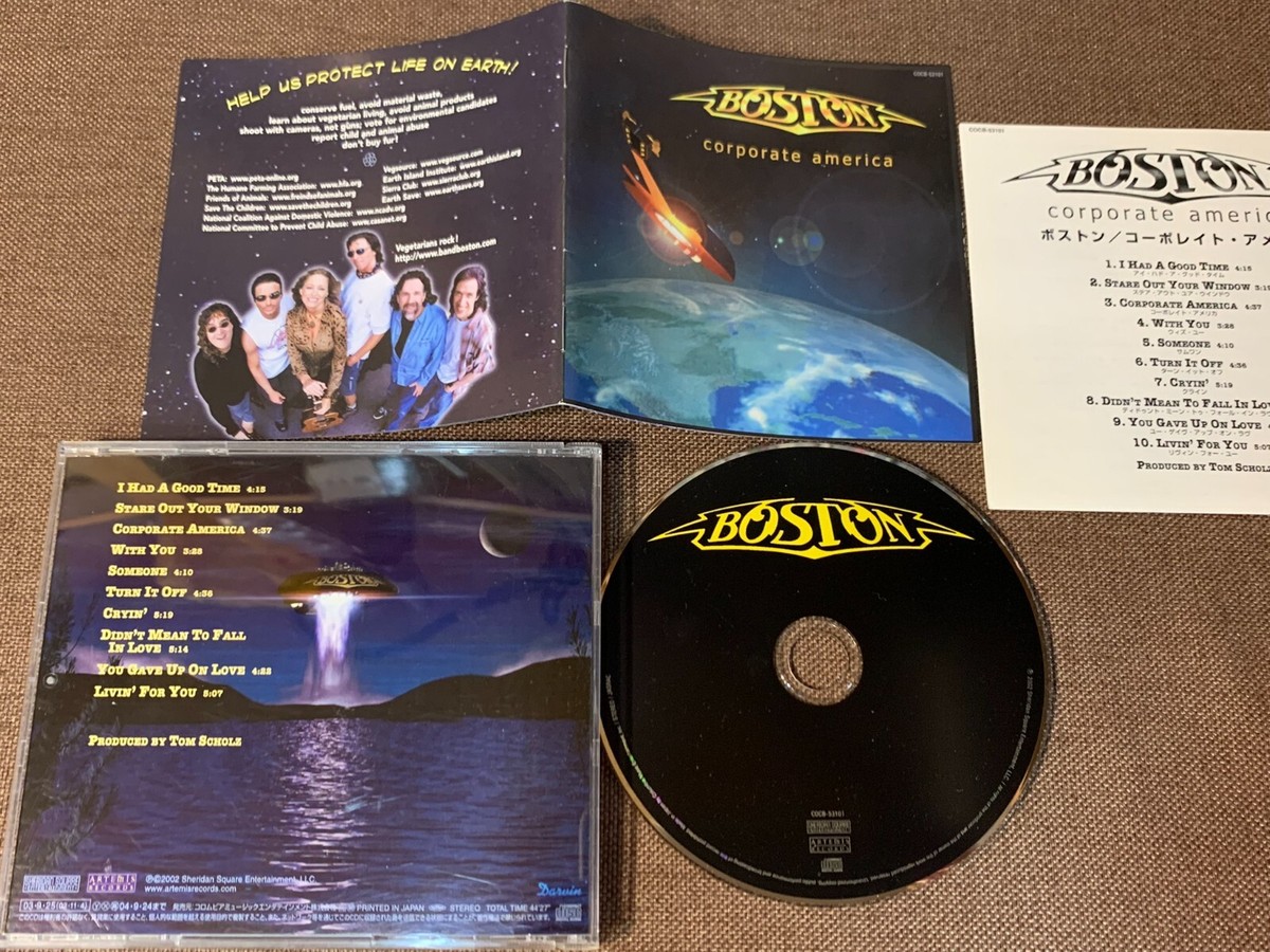 BOSTON Corporate America JAPAN CD COCB-53101 w/ INSERT 2003
