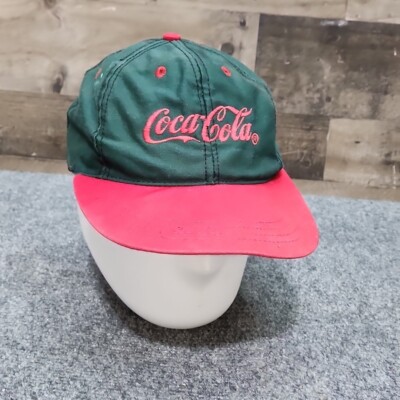 Vintage Coca Cola Employee Hat Driver Cap Coke Red & Green Snapback Louisville