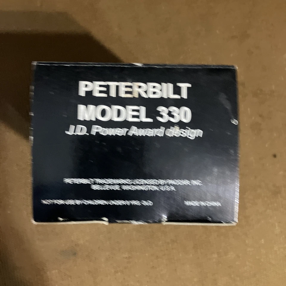 Peterbilt Model 330 Promo Advertising Die Cast Model Truck J.D. Power Award - Image 3 of 4