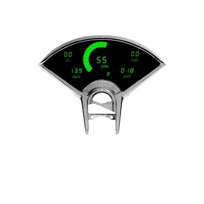 Chevy Bel Air DIGITAL DASH PANEL FOR 1955-1956 Gauges Intellitronix GREEN LEDs!!