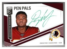 Dwayne Haskins 2018 Elite Pen Pals Green Ink #PP-DH