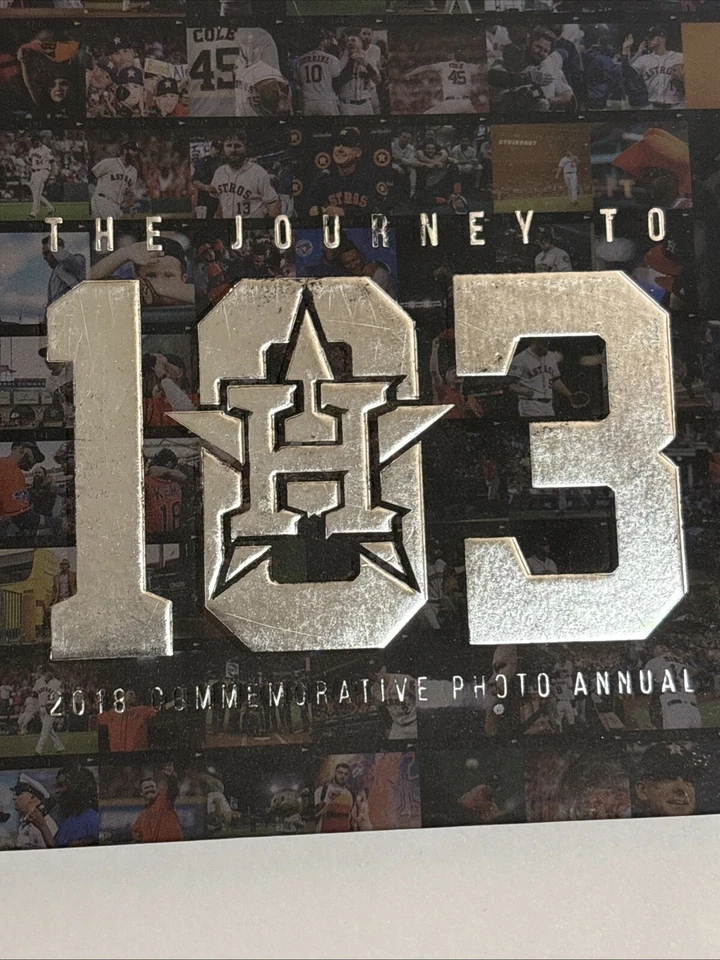 Houston Astros 2018 The Journey To 103 Commemorative Photo Annual, Hardcover - Image 4 of 4