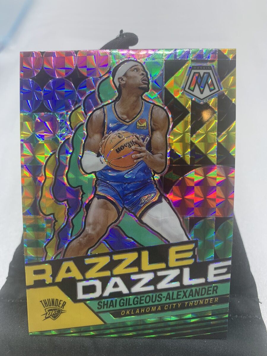 2023-24 Mosaic Shai Gilgeous-Alexander Razzle Dazzle Prizm 2023-24 Mosaic Shai Gilgeous-Alexander Razzle Dazzle Prizm