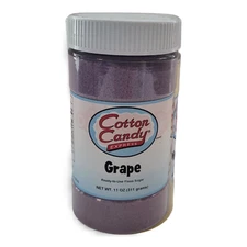 Cotton Candy Express GRAPE Floss Sugar Ready to Use 11oz Jar, 20-30 Servings