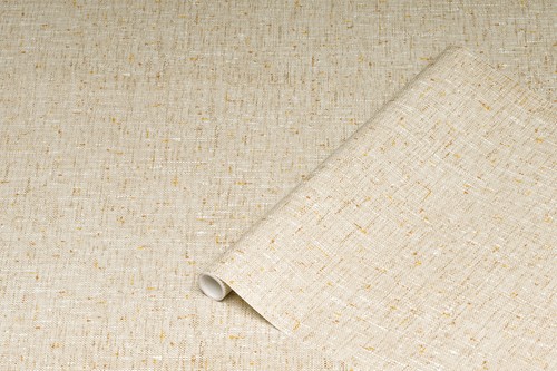 1mx45cm BEIGE BROWN CLOTH HESSIAN VINYL STICKY BACK PLASTIC SELF ADHESIVE FABLON - Picture 3 of 15