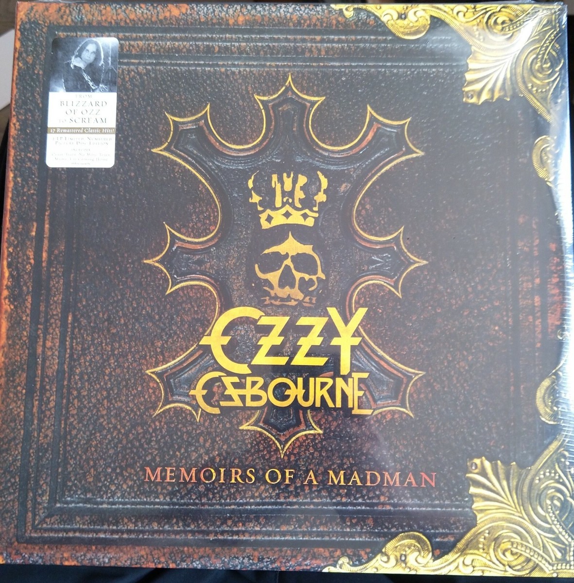 Ozzy Osbourne ‎– Memoirs Of A Madman 2 Picture Vinyl LP