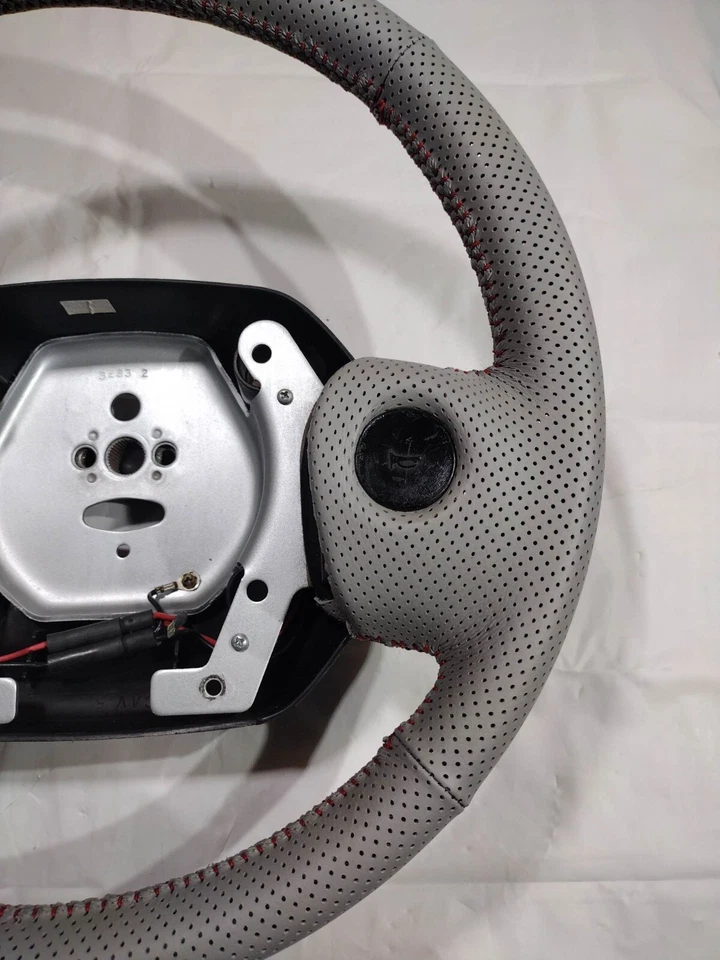 Volante Dodge Ram 1994 95 96 97 gris cuero nuevo actualización personalizada OEM Foto 4 de 4