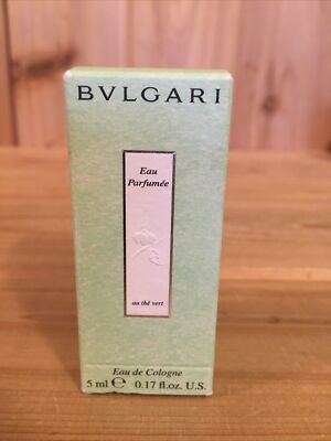 BVLGARI Au The Vert MINI Cologne 5 ml .17oz EAU de PARFUMEE - NEW