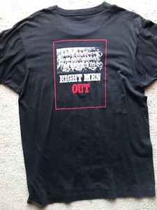 Rare cast and crew t shirt from film Eight Men Out: John Cusack, Charlie Sheen,
