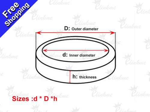 5mm * 12mm * 2mm Rubber Spacers 0.078" Washer For Chicago Screws Holster Sheath - Picture 3 of 3