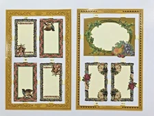 MAMELOK PRESS 2 Die-cut Sticker Sheets 1995 THE ARCHIVES COLLECTION A105/A106