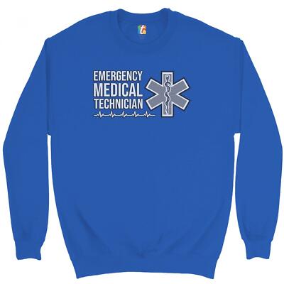 Emergency Medical Technician Sweatshirt EMT EMS First Responder Crewneck