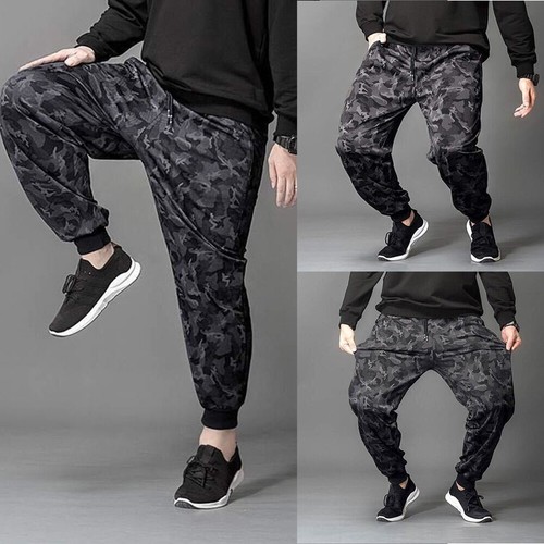 Hombre Informal Camuflaje Pantalones Joggers de Chándal Jogging Talla Grande  | eBay