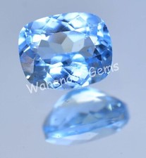 4.40 Ct Natural Blue Aquamarine Cushion Certified Stunning Loose Gemstone