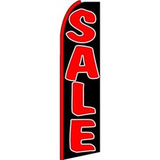Sale Black 3 ft X 11 1/2 ft Swooper Flag Hardware Sold Separately 