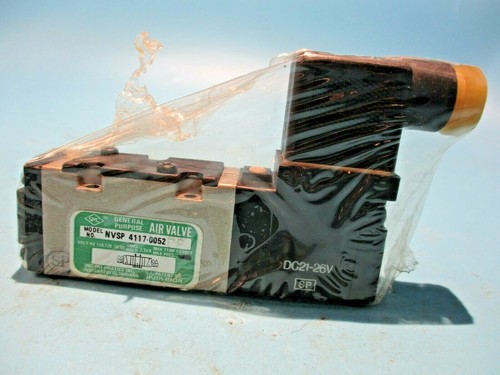NEW SMC NVSP4117-0052DP SOLENOID VALVE 21-26V COIL - Picture 2 of 3