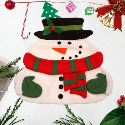 Schneemann Tischset Weihnachten Abendessen Matte Bauernhaus Tischsets