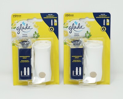 2x Glade touch & fresh Halter NEU Fresh Lemon Raumduft 10 ml und and Starter Set