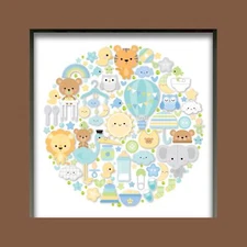 Doodlebug Design Shadow Box Insert Kit-Special Delivery (Pack of 1)