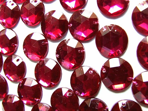 Faceted Beads Acrylic Rhinestone Gems 10 mm Round Flat Back Sew On All Colours - Picture 41 of 65