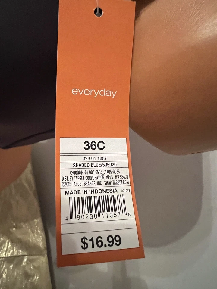 NWT Gilligan & O'Malley Bra Lightly Lined Wire Free Nursing Bra Size 36C - Image 2 of 4