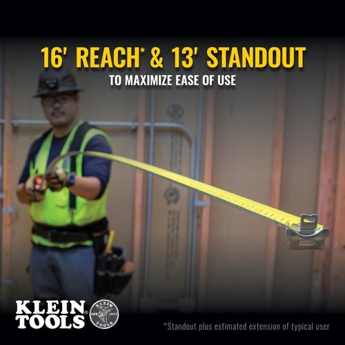 Klein Tools 9230 Tape Measure, 30-ft heavy-duty tape measure, double-sided - Picture 4 of 11