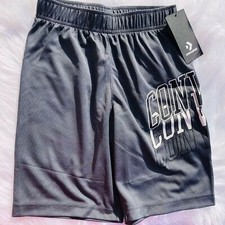 Brand New Converse Collegiate Shorts Color Grey Size Small For Boys