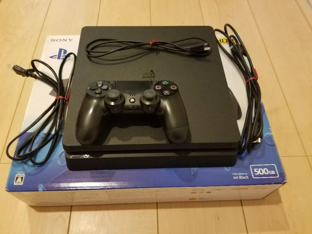 Sony PlayStation 4 PS4 CUH-2200A B01 Jet Black Game Console Box Fedex Free  Ship