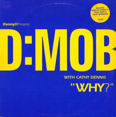 Dancin' Danny D Presents D Mob With Cathy Dennis - Why? (12'', Single)